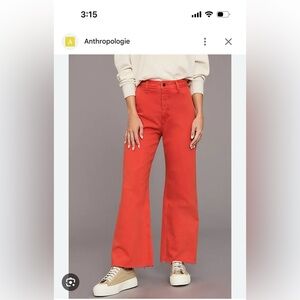 Pistola Penny High Rise Crop Wide Leg Jeans